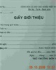 01 - Giấy giới thiệu